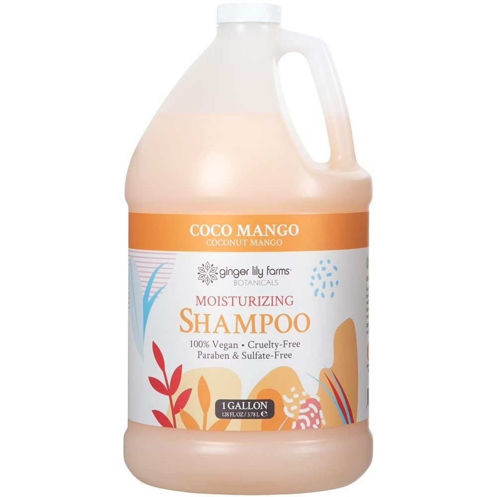 Ginger Lily Farms Botanicals Moisturizing Shampoo 128oz Coco Mango All Hair Type